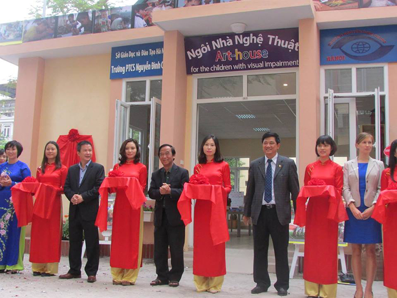 Khánh thành Ngôi nhà nghệ thuật tại trường PTCS Nguyễn Đình Chiểu